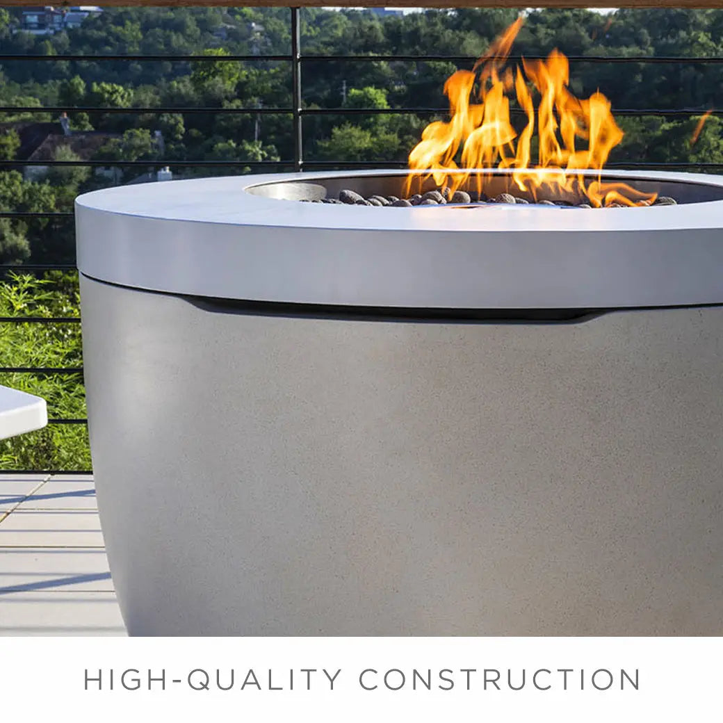 Ledge Lounger Halo 40" Round Propane Fire Pit - 70,000 BTU - view 5