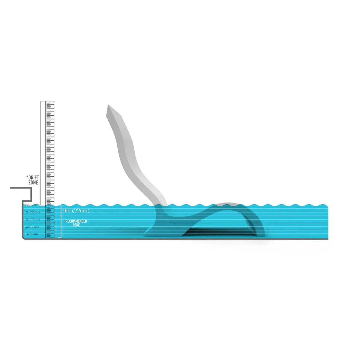 Ledge Lounger Signature Chair Resin In-Pool Chair - view 8