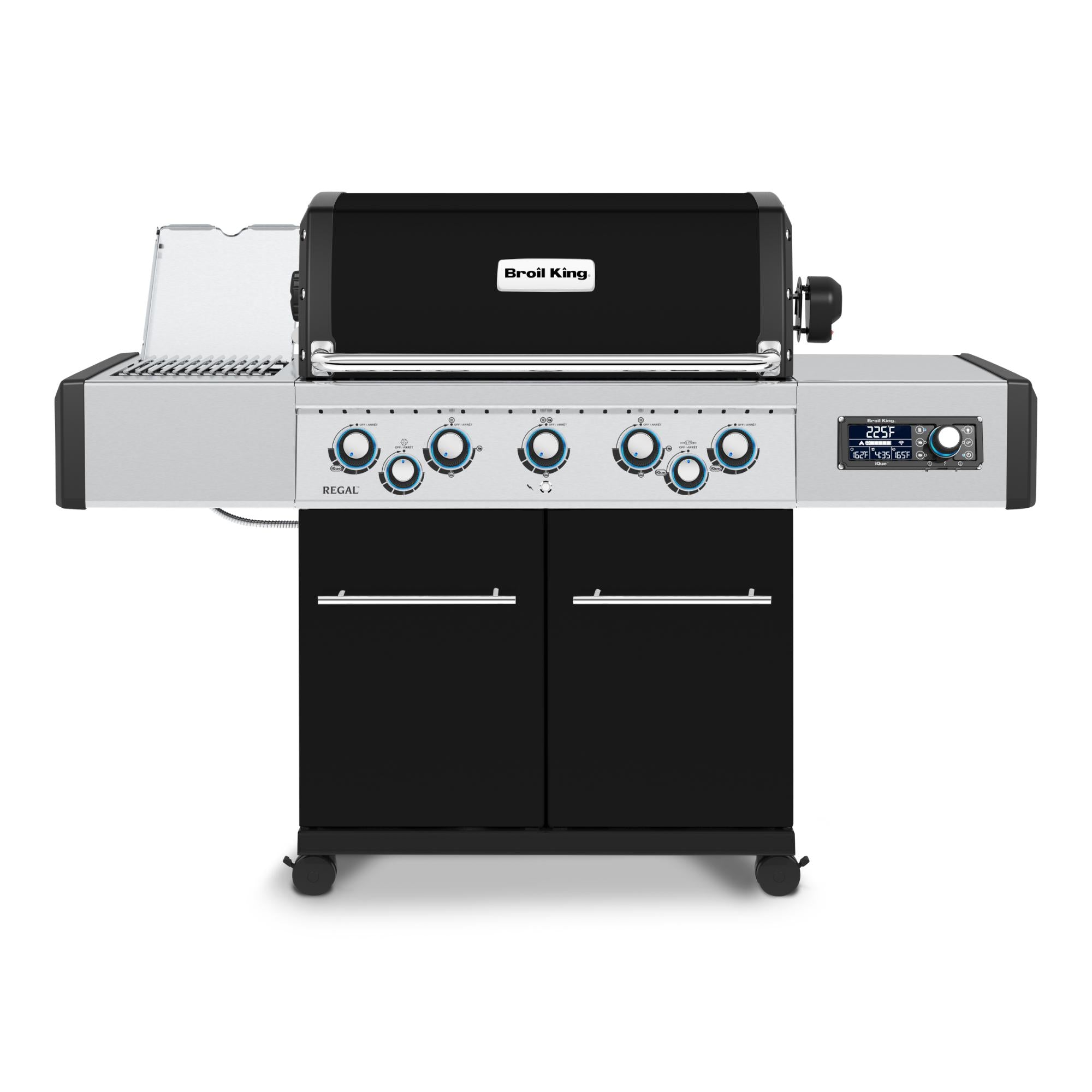 Broil King Regal Q 590 Pro IR Wi-Fi Enabled 5-Burner Gas Grill with Infrared Side Burner & Rotisserie