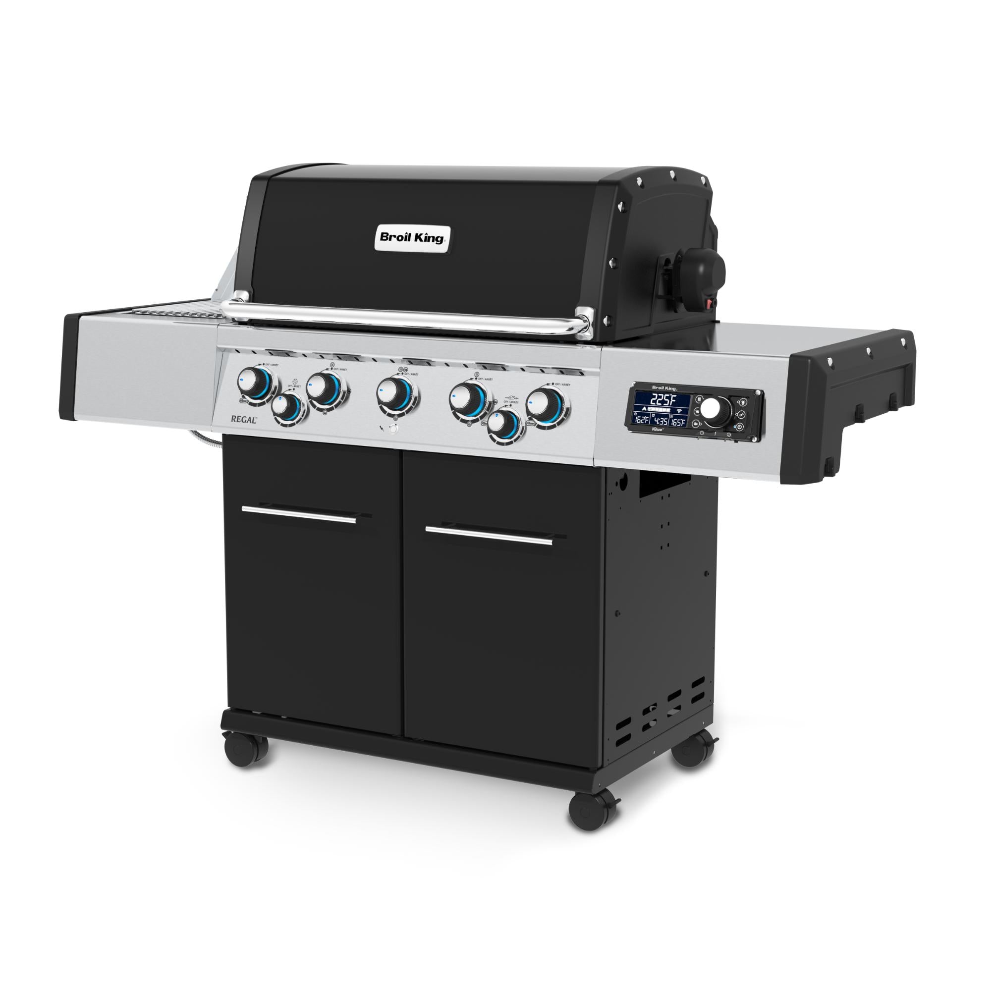 Broil King Regal Q 590 Pro IR Wi-Fi Enabled 5-Burner Gas Grill with Infrared Side Burner & Rotisserie