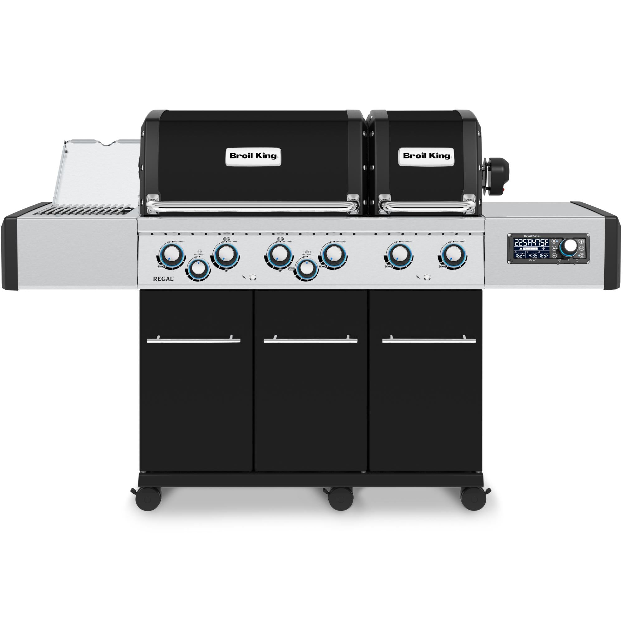 Broil King Regal Q 690 Pro IR Wi-Fi Enabled 6-Burner Gas Grill with Infrared Side Burner & Rotisserie