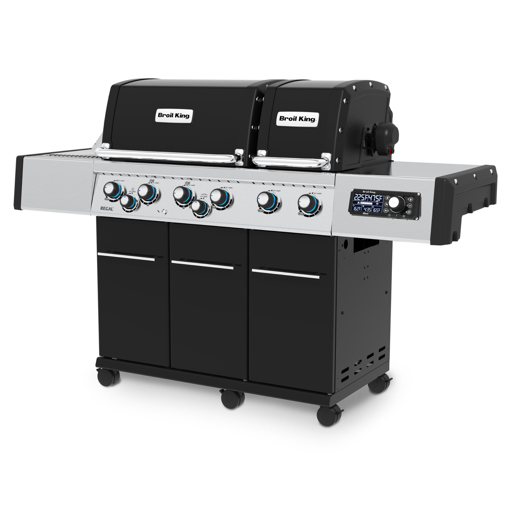 Broil King Regal Q 690 Pro IR Wi-Fi Enabled 6-Burner Gas Grill with Infrared Side Burner & Rotisserie