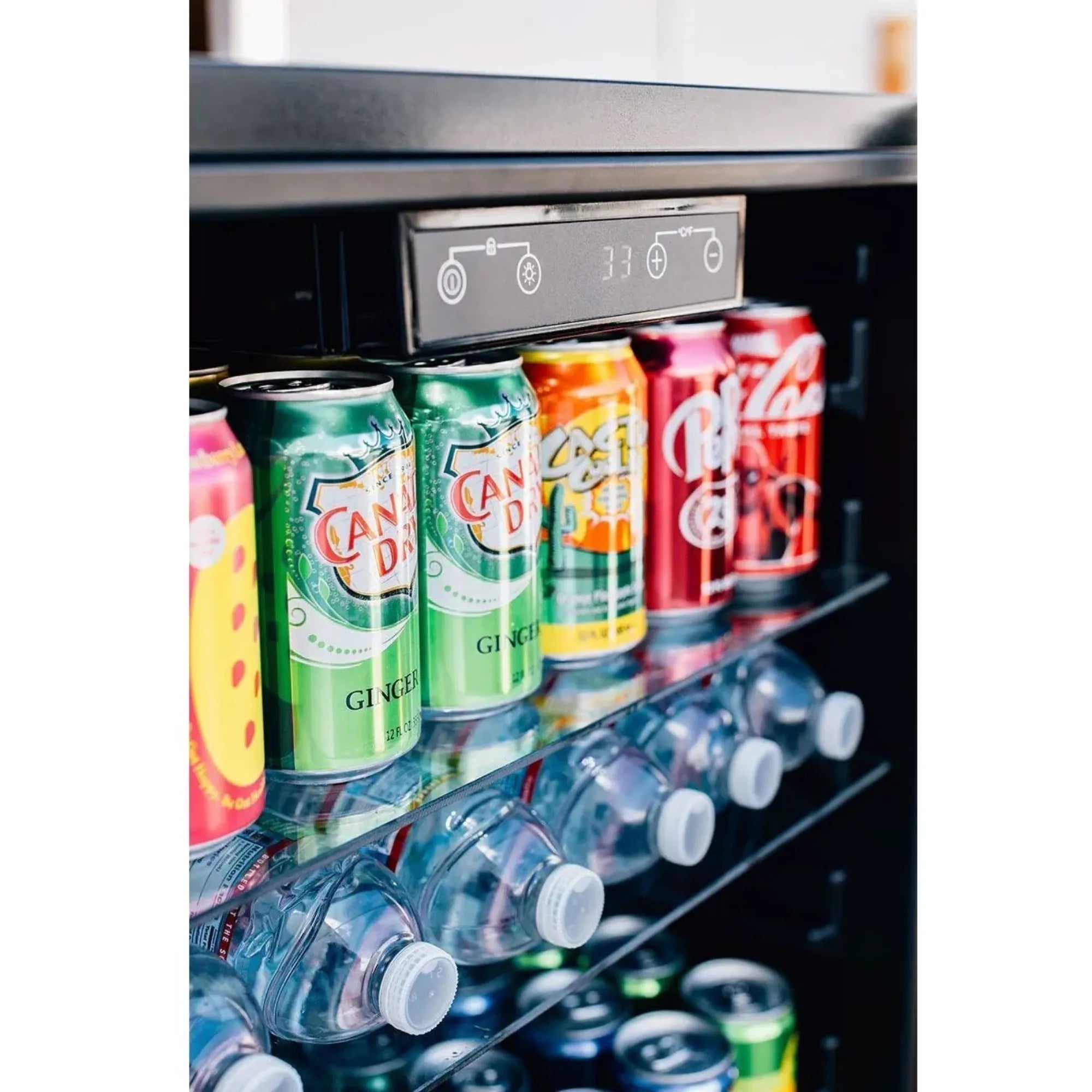Summerset 24" 5.1 Cu. Ft. Outdoor Rated Refrigerator — Stainless Steel Door — Left-Hinged (Right-to-Left Opening), 161-Can capacity | RFR-24S-AR Summerset