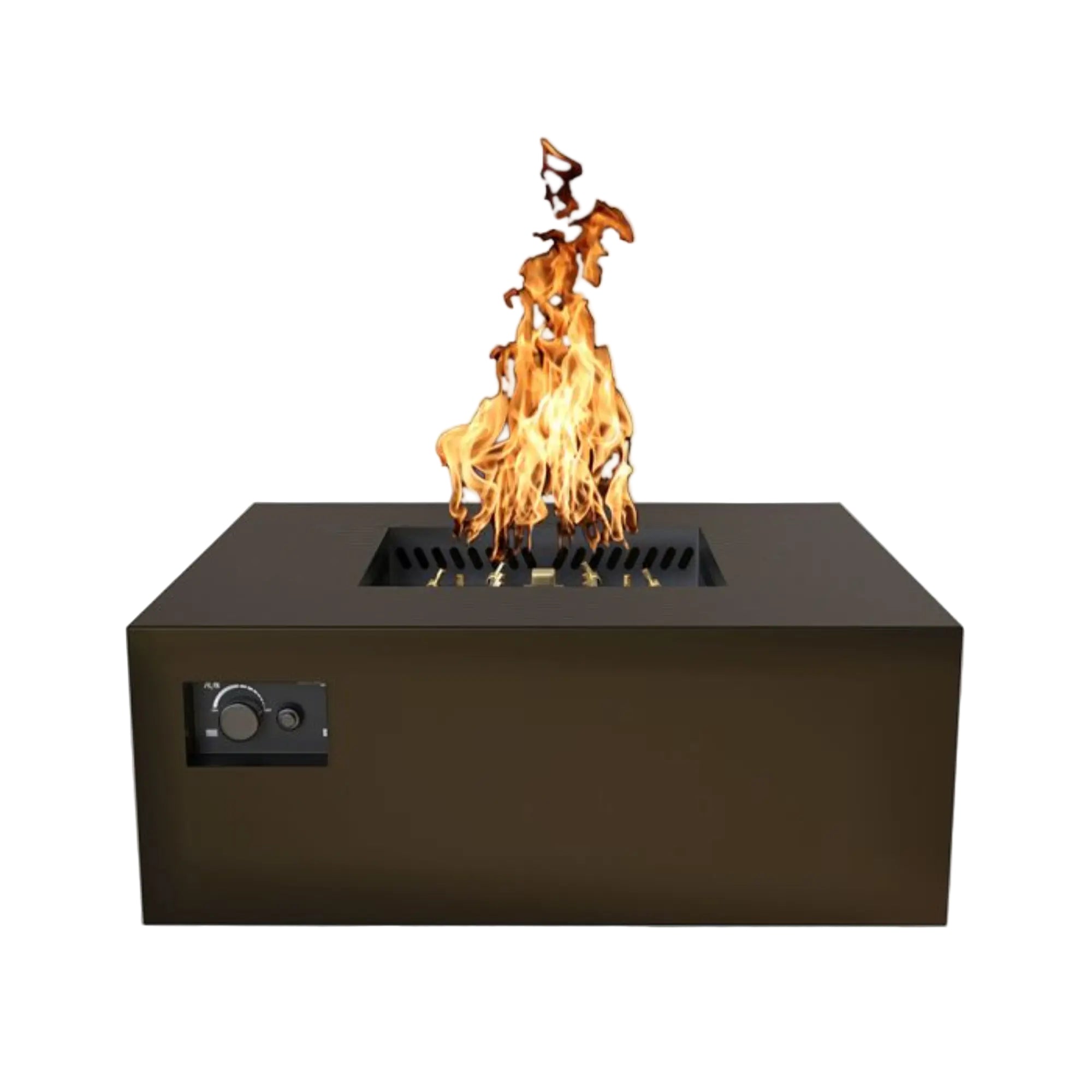 S40 AON 40″ Square Steel Gas Fire Table – Warming Trends