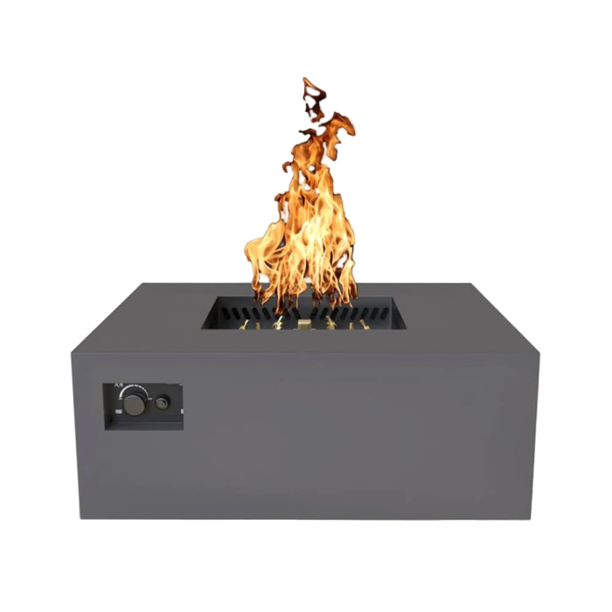 S40 AON 40″ Square Steel Gas Fire Table – Warming Trends