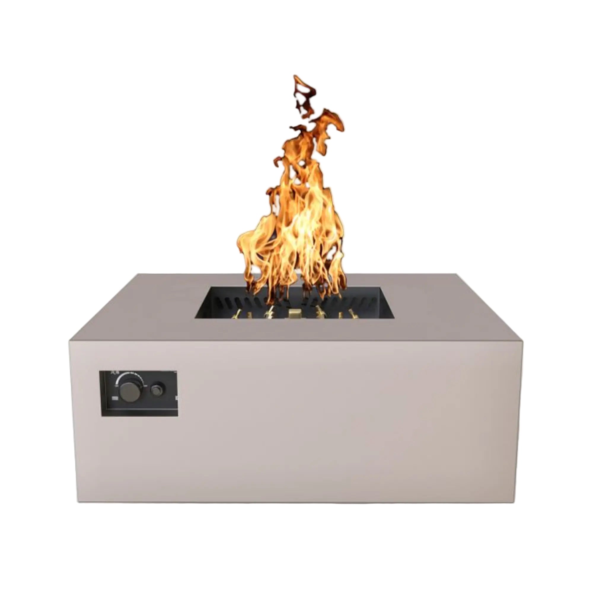S40 AON 40″ Square Steel Gas Fire Table – Warming Trends