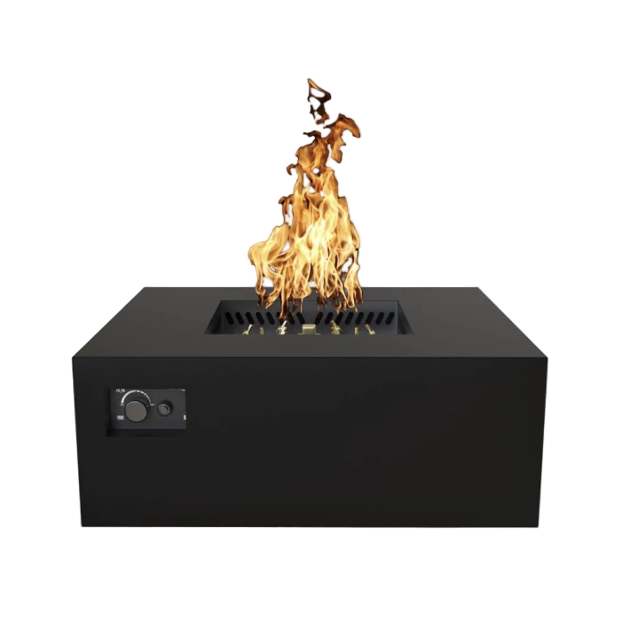 S56 AON 56″ Square Steel Gas Fire Table – Warming Trends