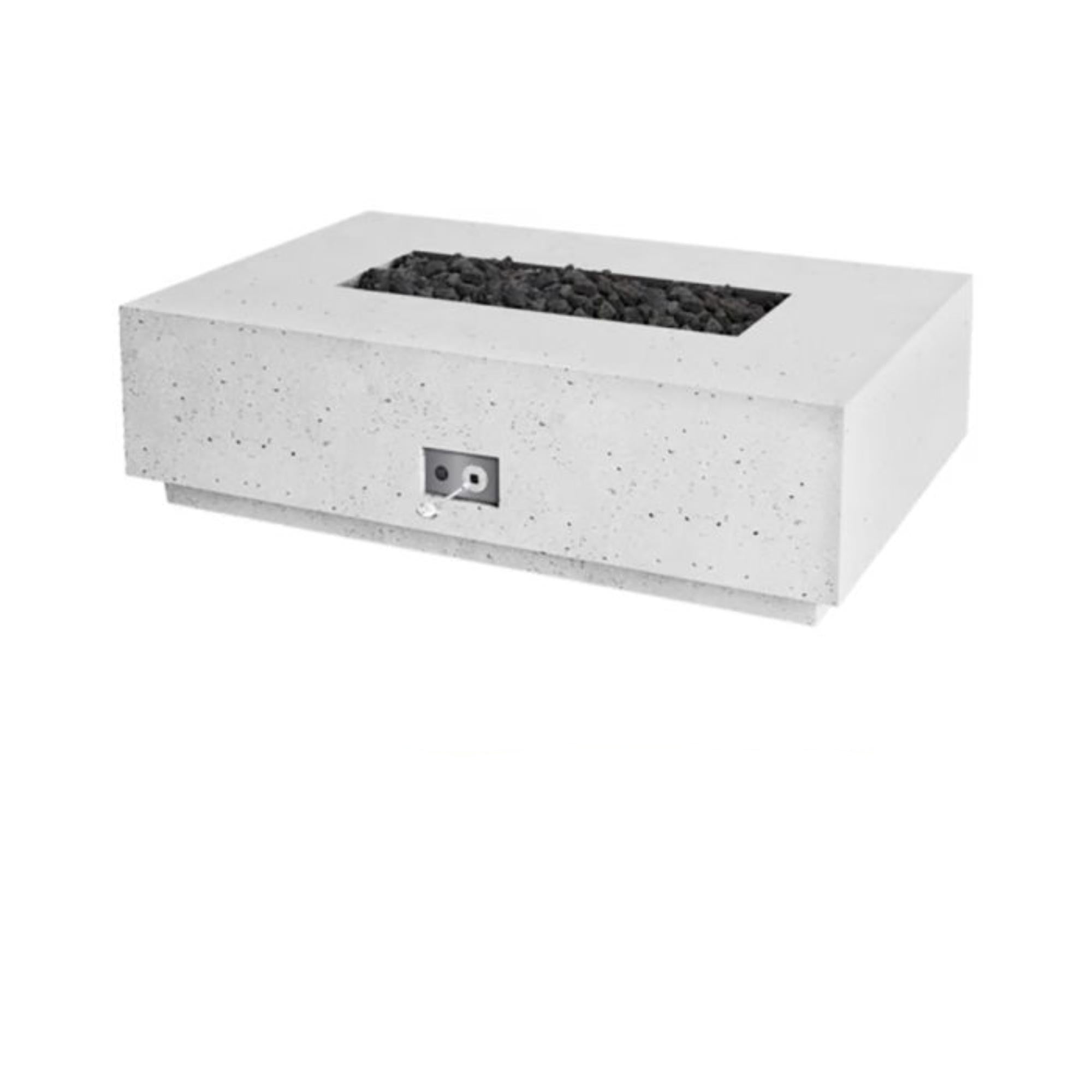 Sanctuary 56″ Rectangular Concrete Gas Fire Table – Pro Series by Firegear