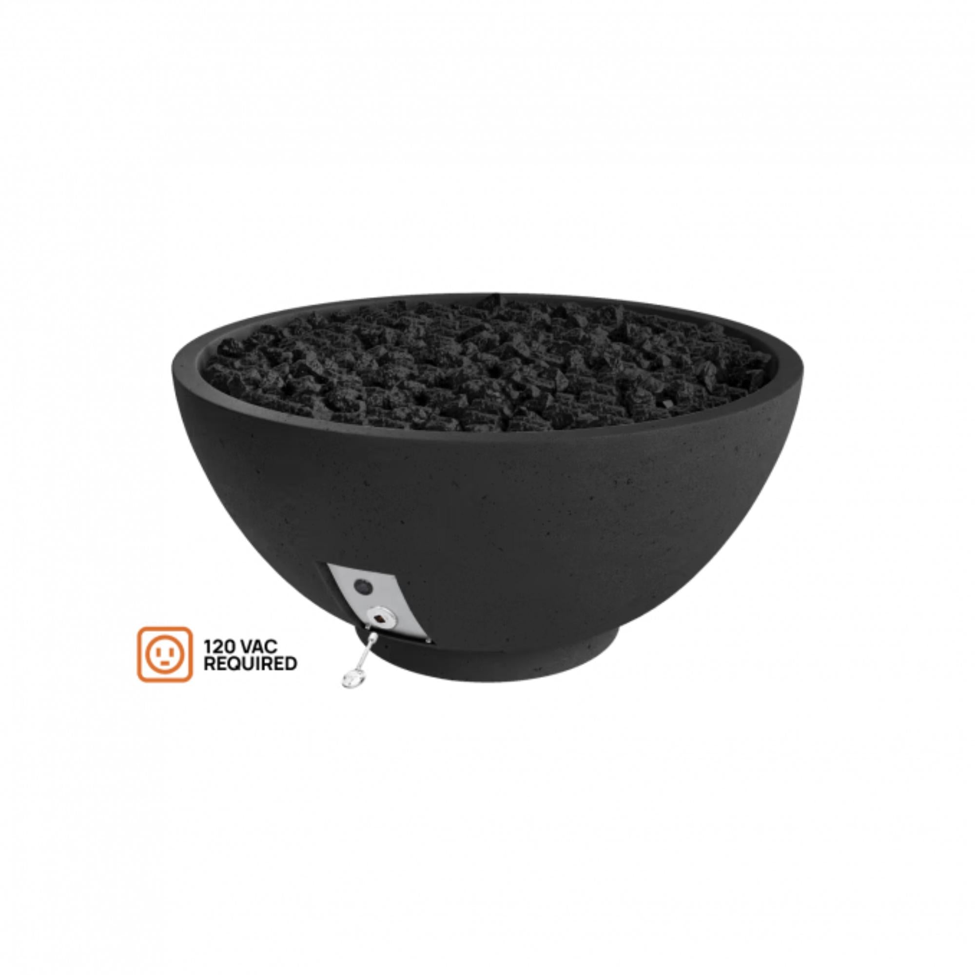 Sanctuary 39″ Round Concrete Gas Fire Bowl – SAN2 – by Firegear