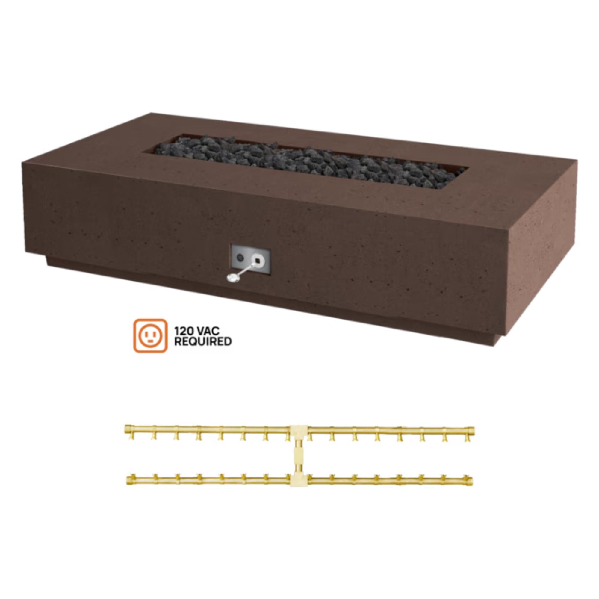Sanctuary 76″ Concrete Gas Fire Table – Pro Series by Firegear