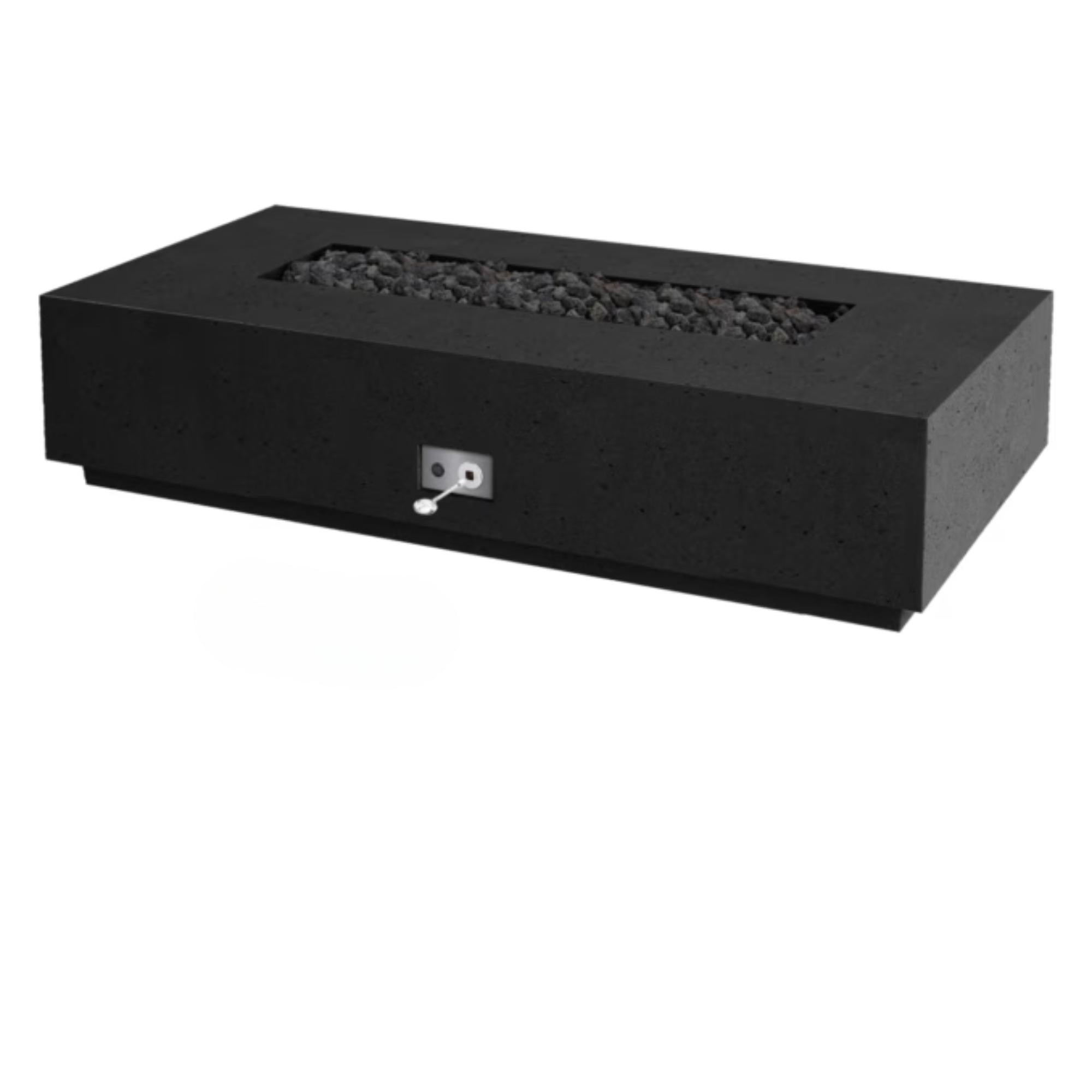 Sanctuary 76″ Rectangular Concrete Gas Fire Table – Pro Series by Firegear