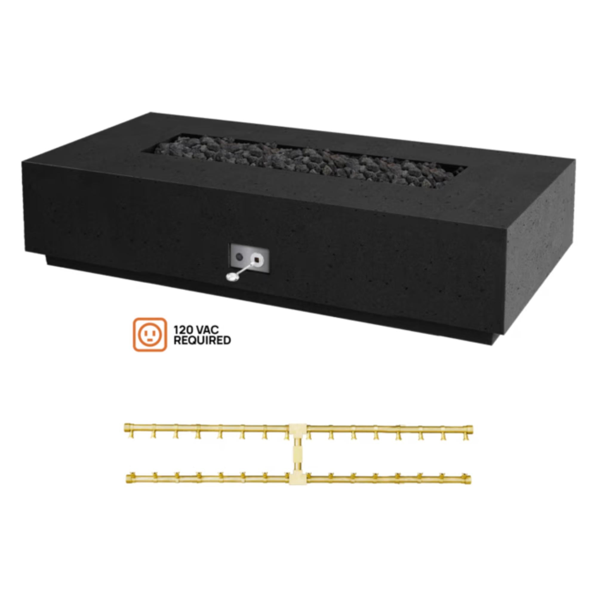 Sanctuary 76″ Concrete Gas Fire Table – Pro Series by Firegear