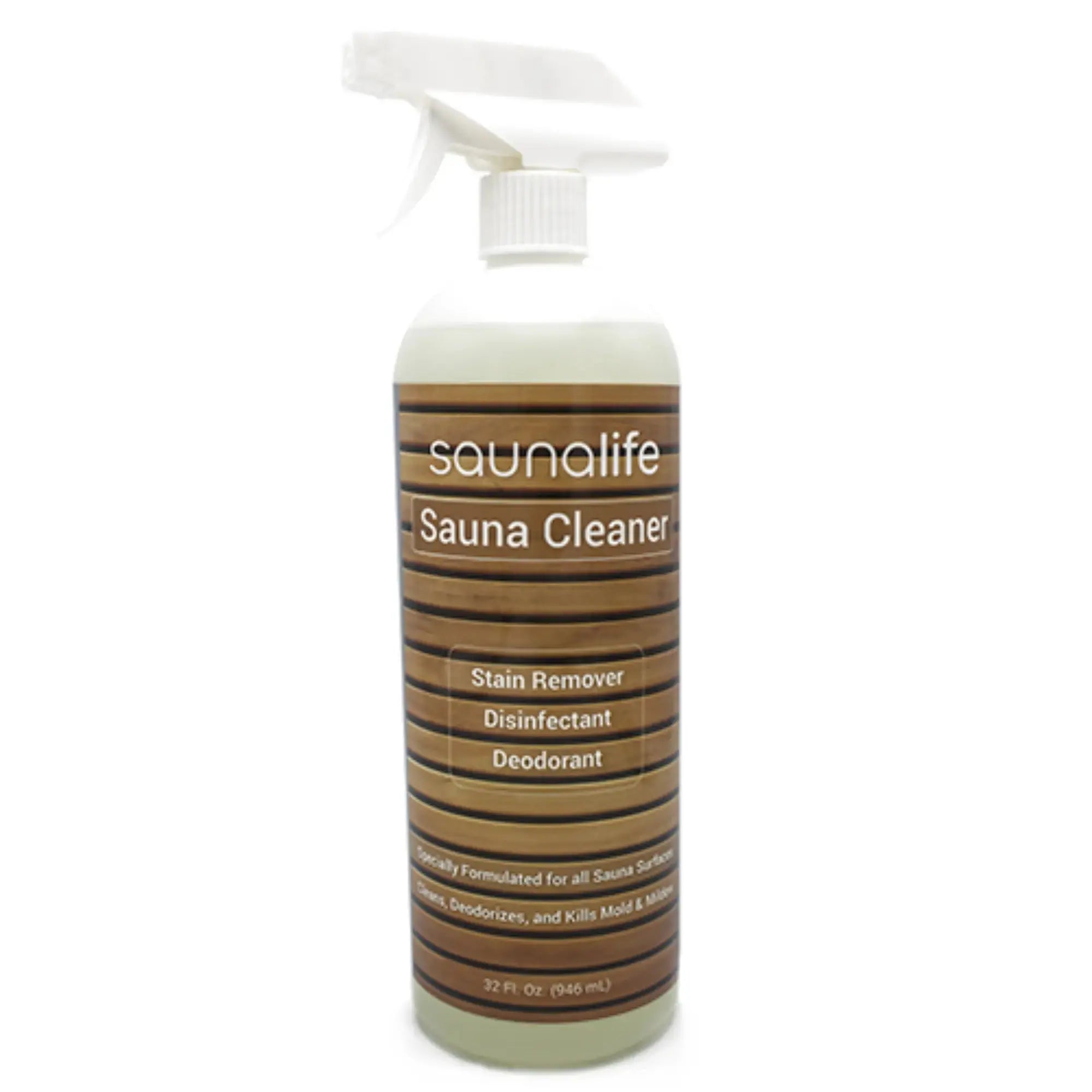 SaunaLife Sauna Cleaner Wood Cleaning, Disinfectant, and Deodorizing Solution SaunaLife