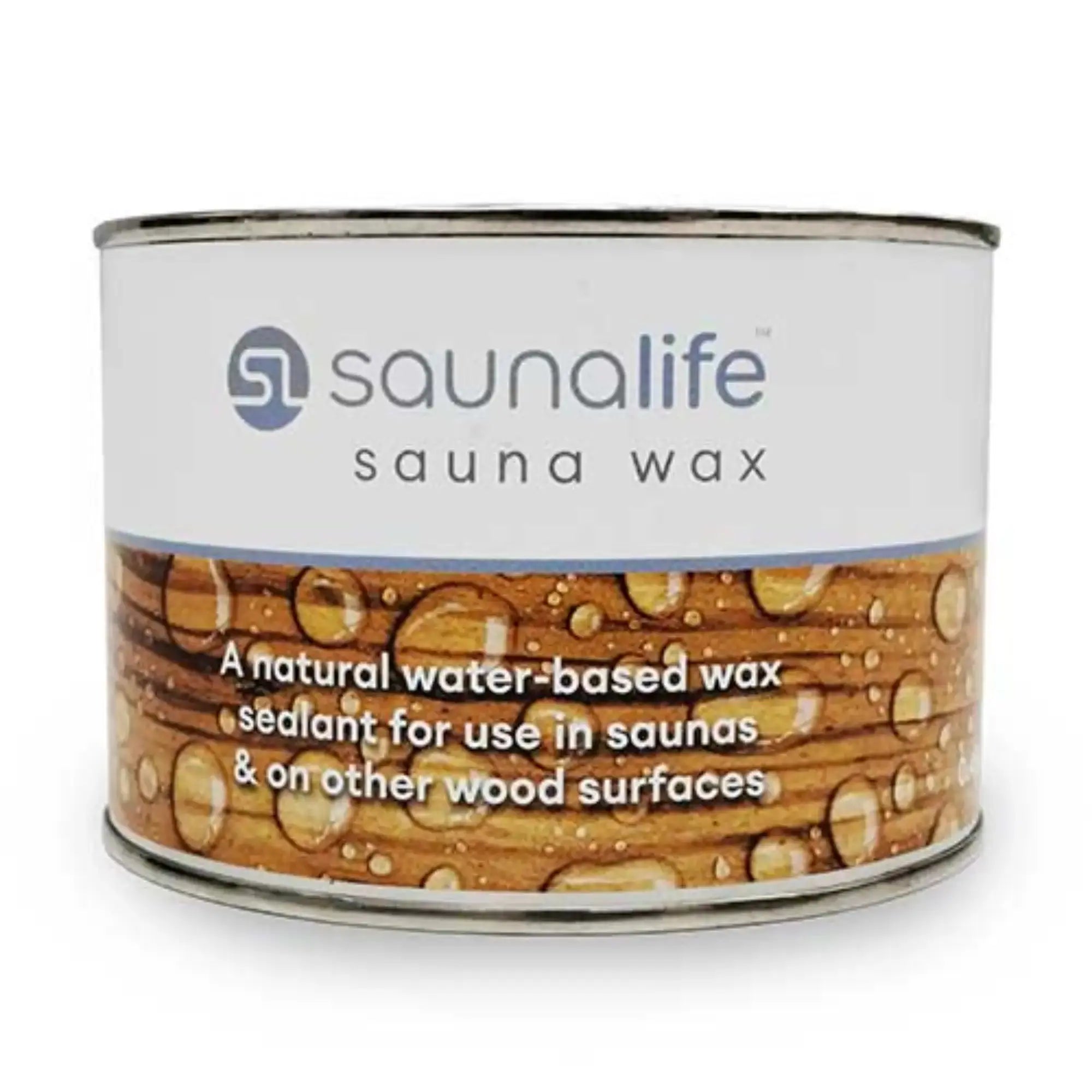 SaunaLife Sauna Wax Water-Repellant and Protective Coating, 15.2 oz SaunaLife