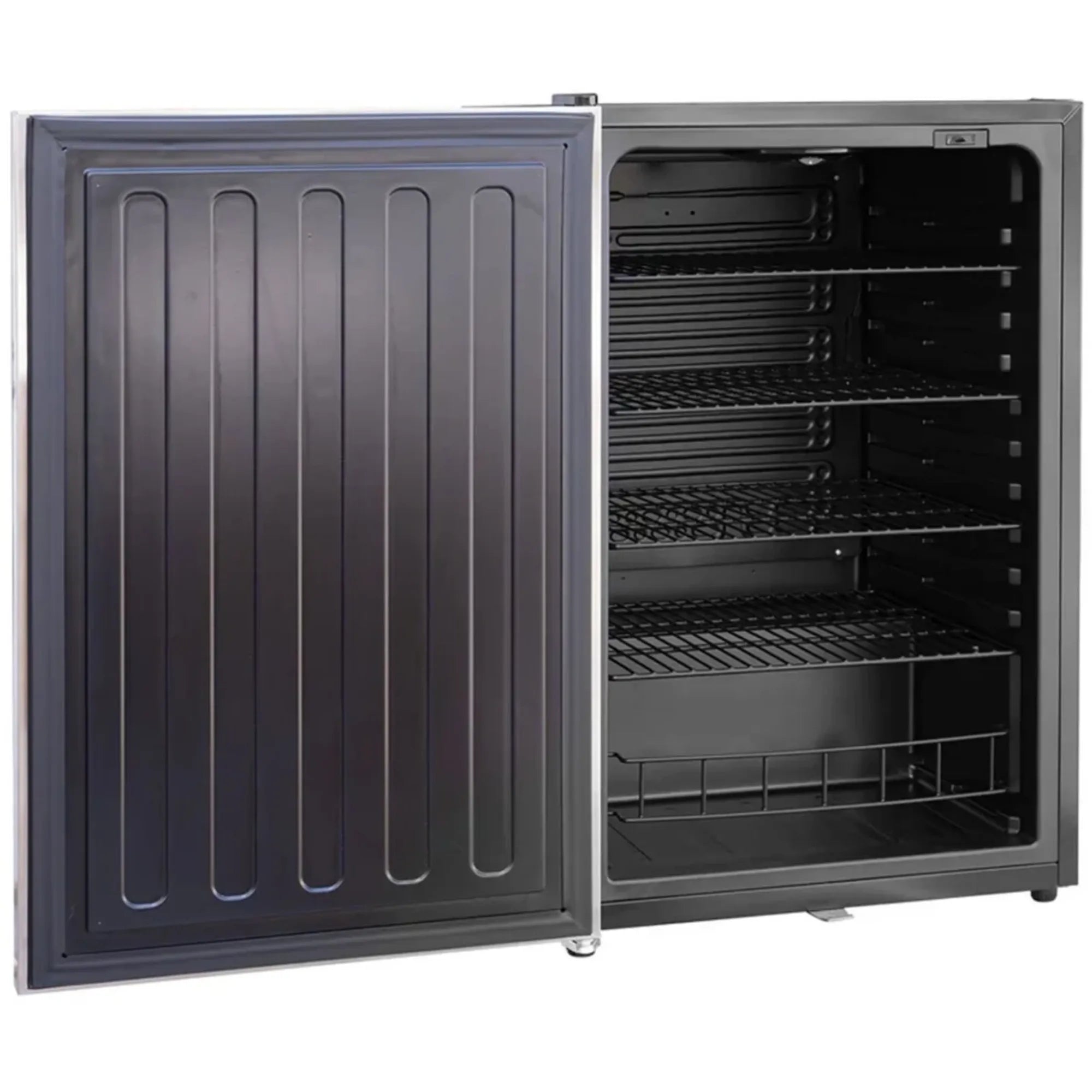 Summerset 22" 4.1 Cu. Ft. Outdoor Rated Refrigerator — SS Door & Handle — Left-Hinged, 156-Can capacity | RFR-22D-R Summerset