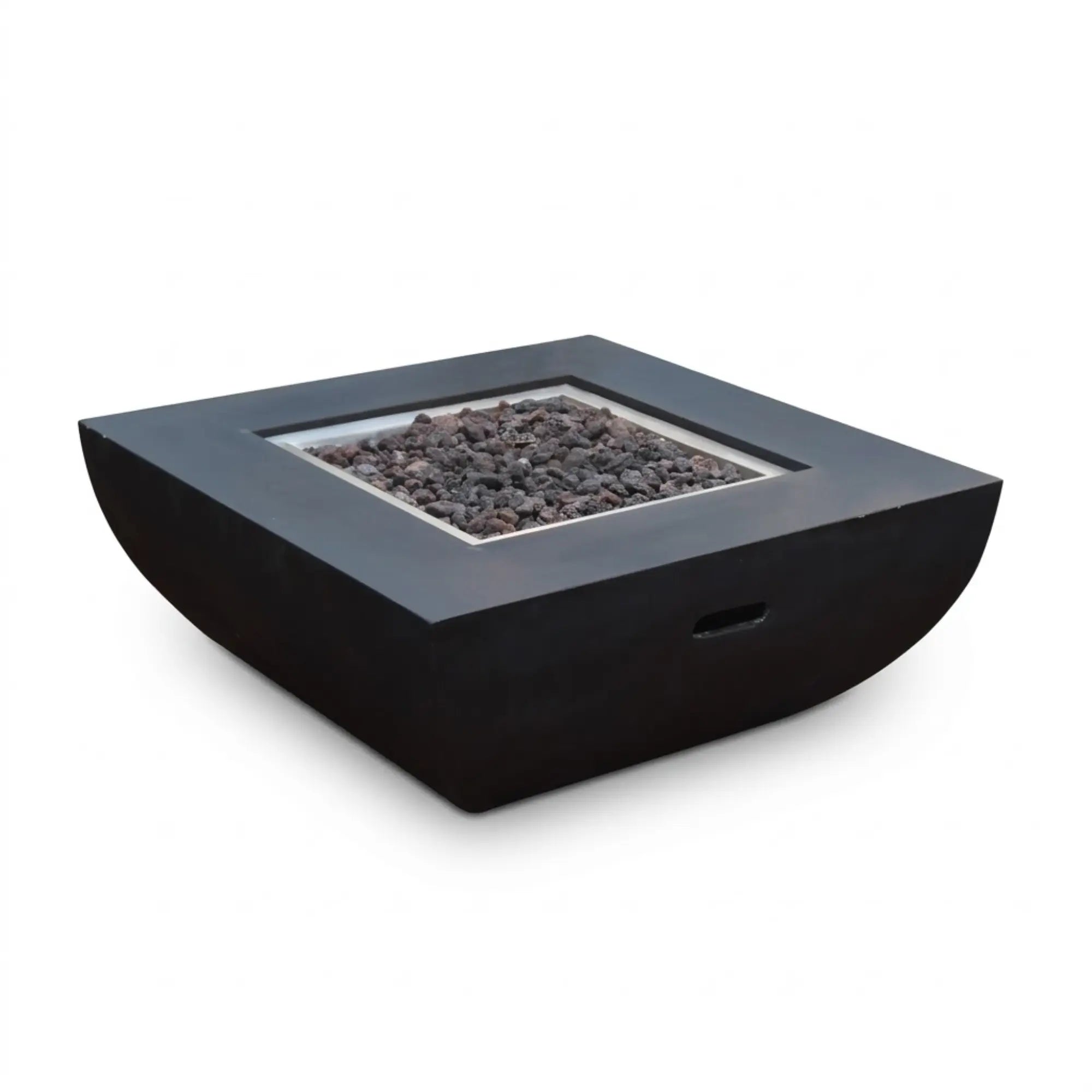 Aurora 34" Square Concrete Gas Fire Table - Modeno